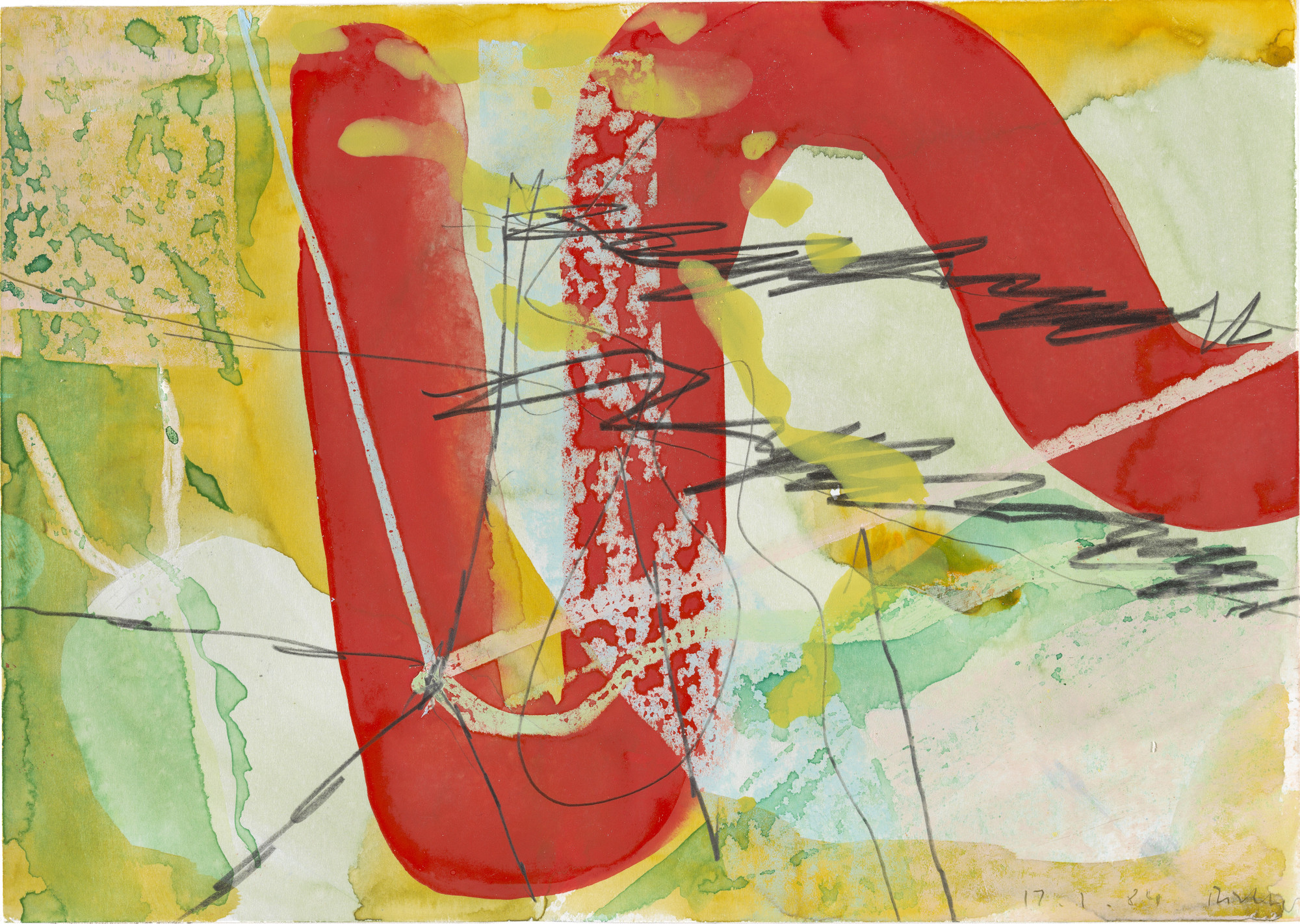 Gerhard Richter. G.A.5 (17.1.84)