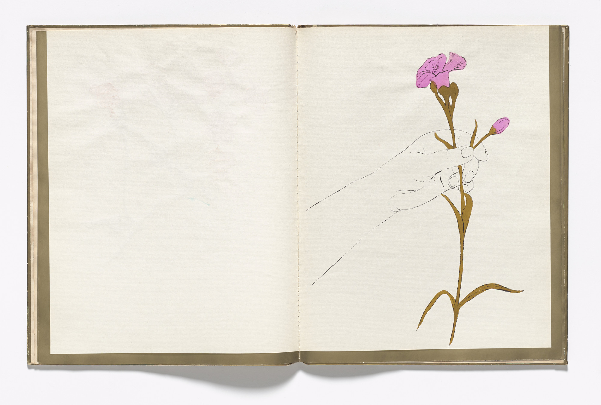 Andy Warhol. A Gold Book. 1957