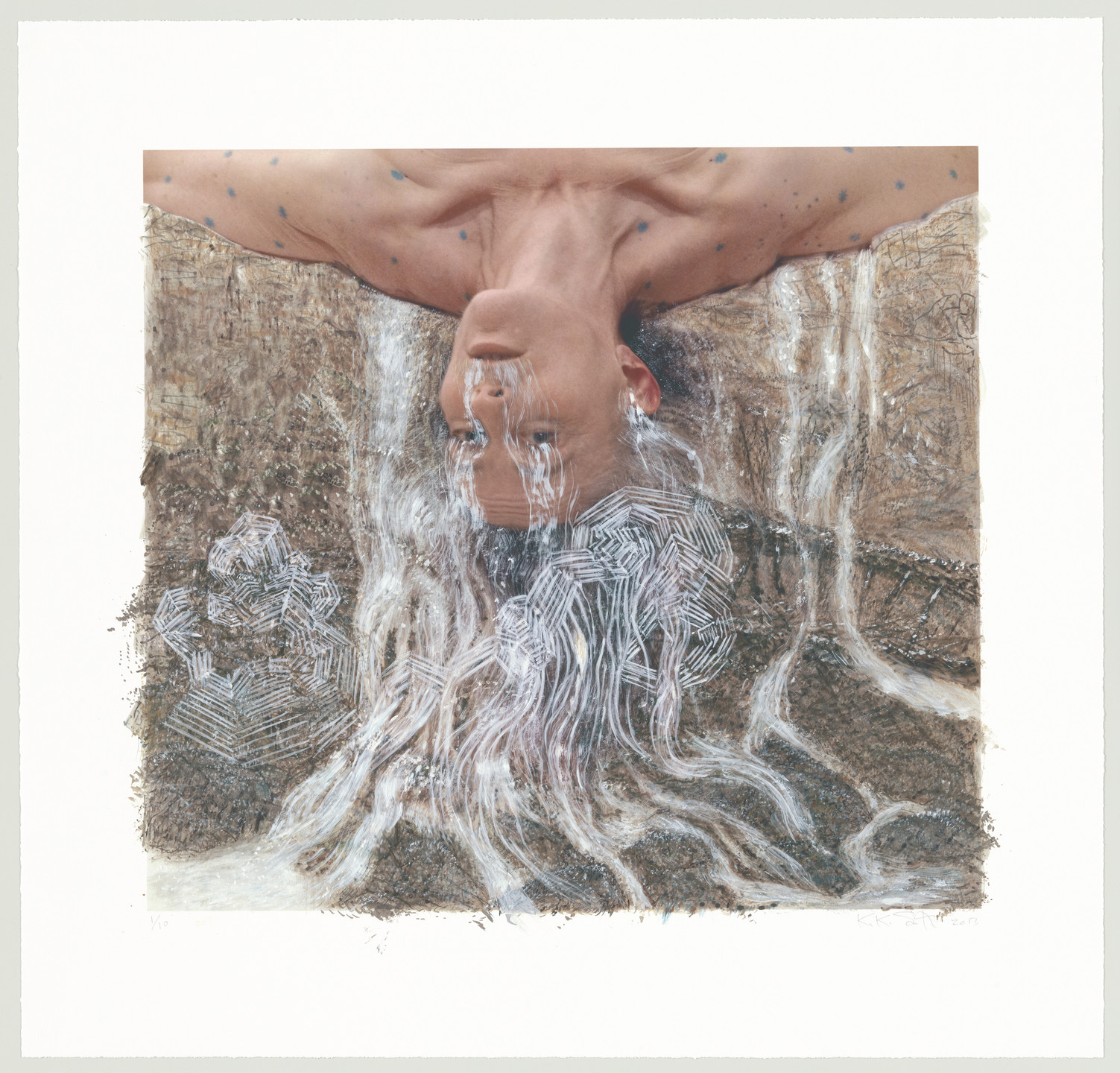 限定アートポスター/The Falls Ⅲ/キキ・スミス/Kiki Smith Free Fall | All Works | The MFAH Collections