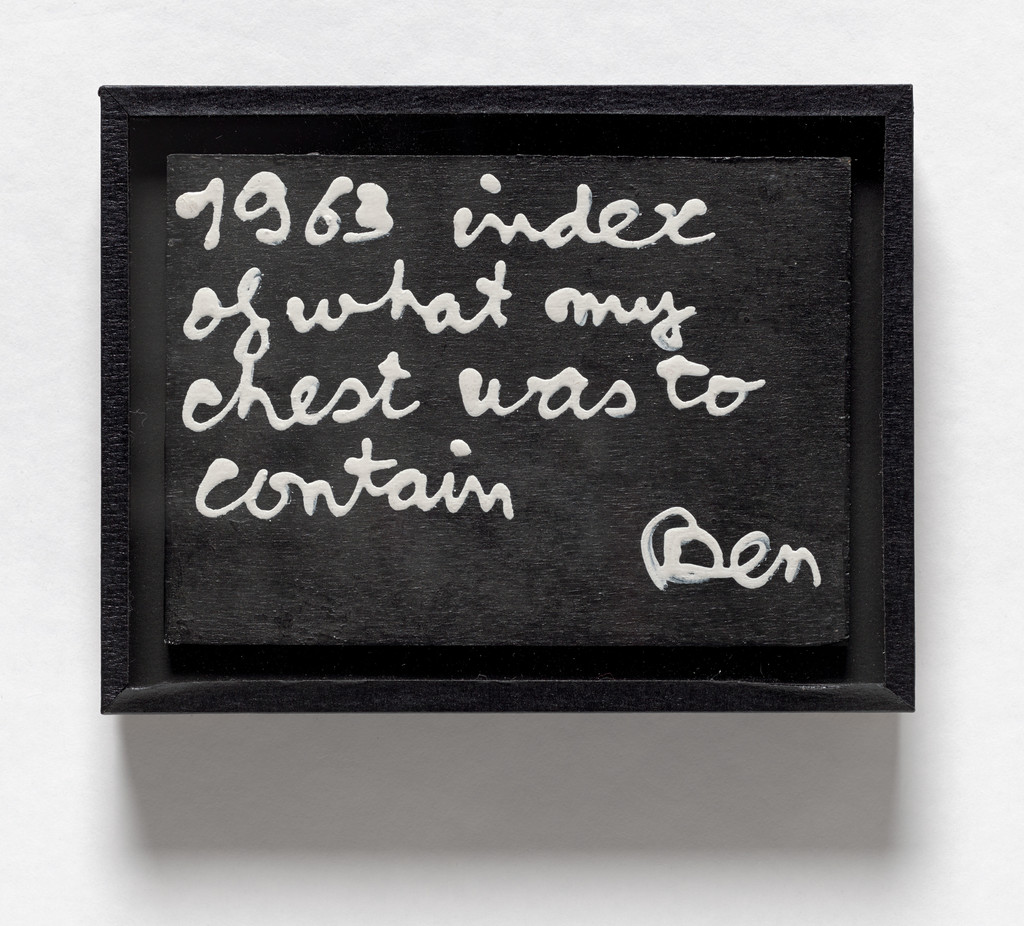 Plaque for Index for Chest