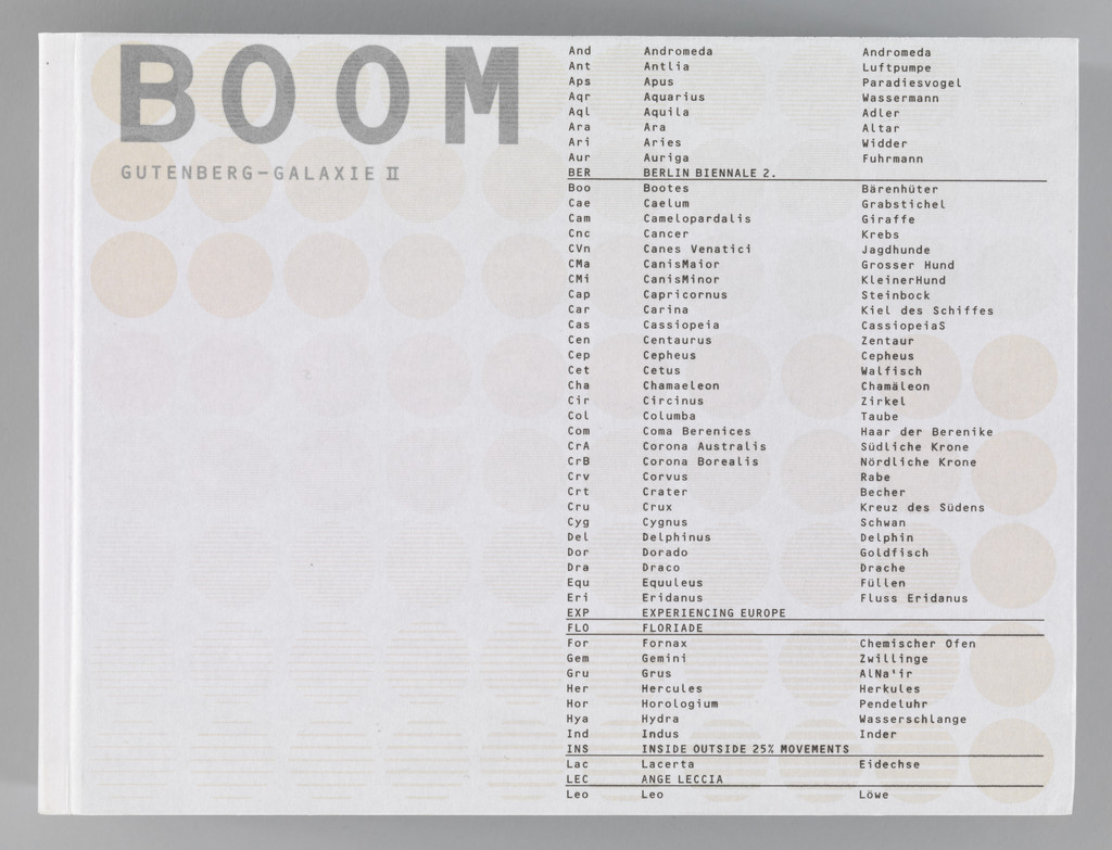 Gutenberg Galaxie/ Irma Boom by Irma Boom