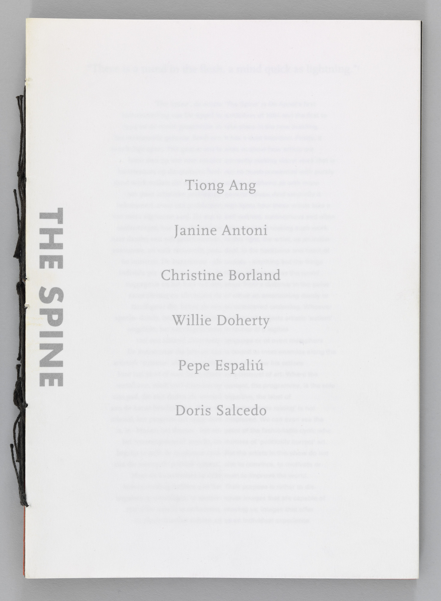 Irma Boom. The Spine
