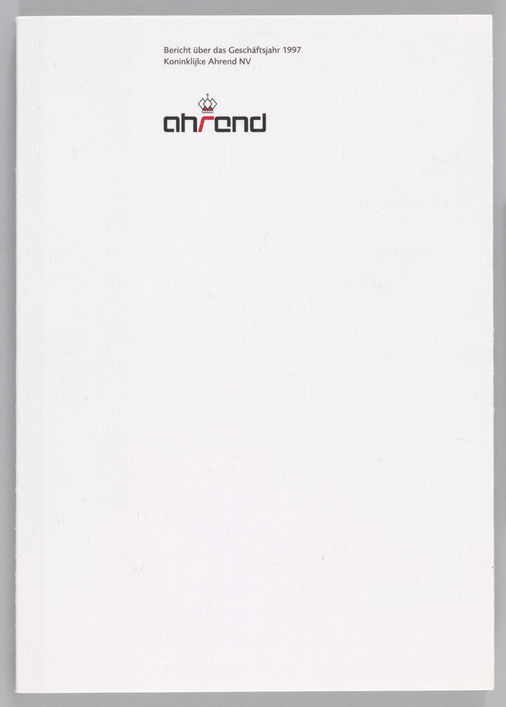 Ahrend Annual Report by Irma Boom