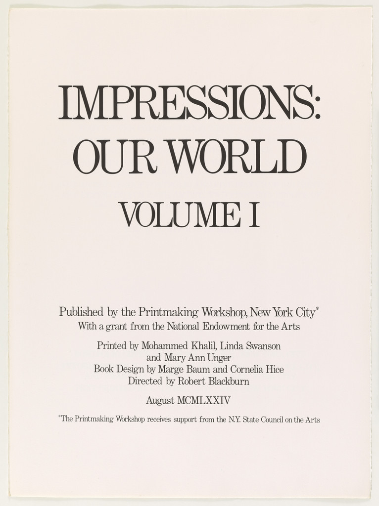 Impressions: Our World, Volume I