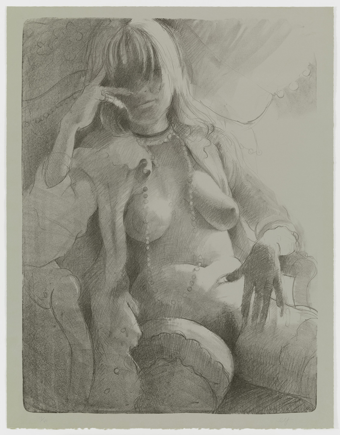 Lisa Yuskavage. Kathy Thinking. 2002