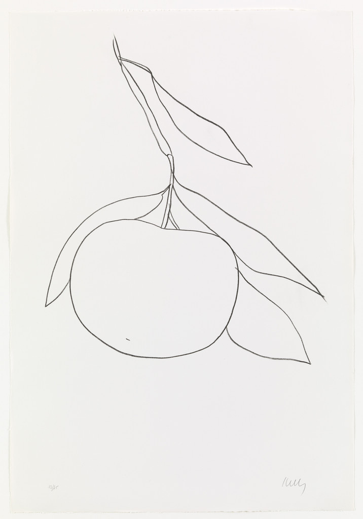 Tangerine (Mandarine) from Suite of Plant Lithographs