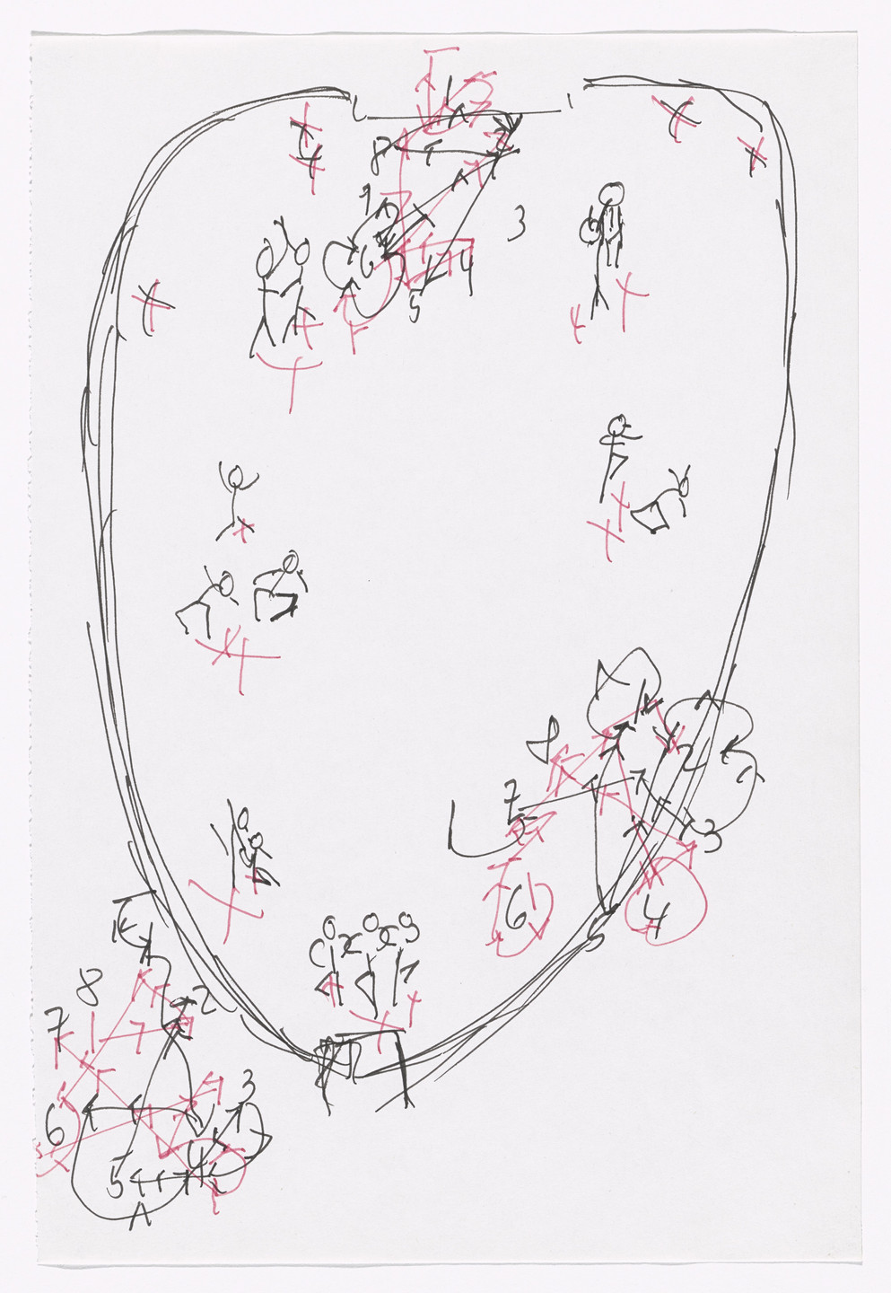 Merce Cunningham. Notes for Roaratorio. 1983