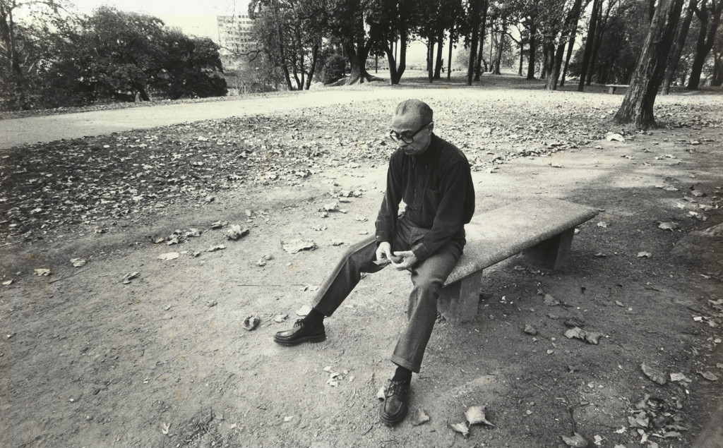 Ernesto Sabato in Parque Lezama