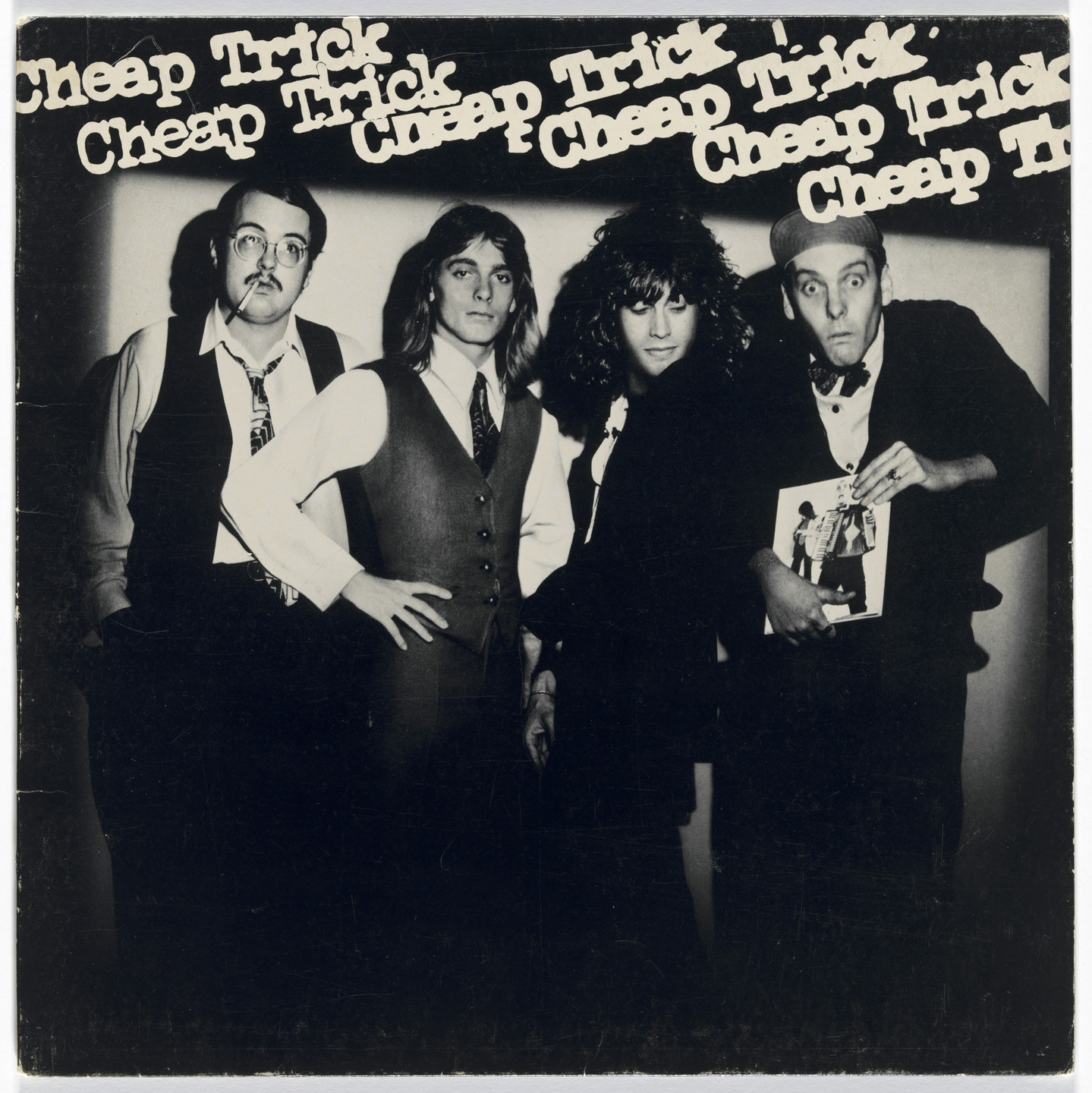 Paula Scher, Jim Houghton. Cover for Cheap Trick self-titled album. 1977