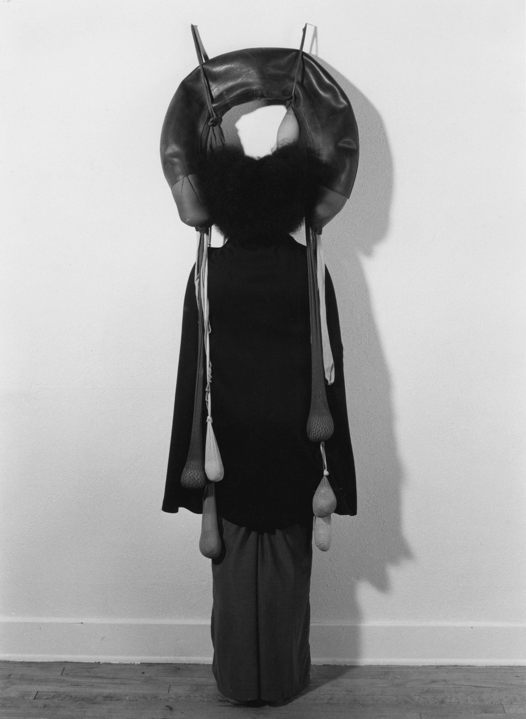Senga Nengudi. Performance with &#34;Inside/Outside&#34;. 1977