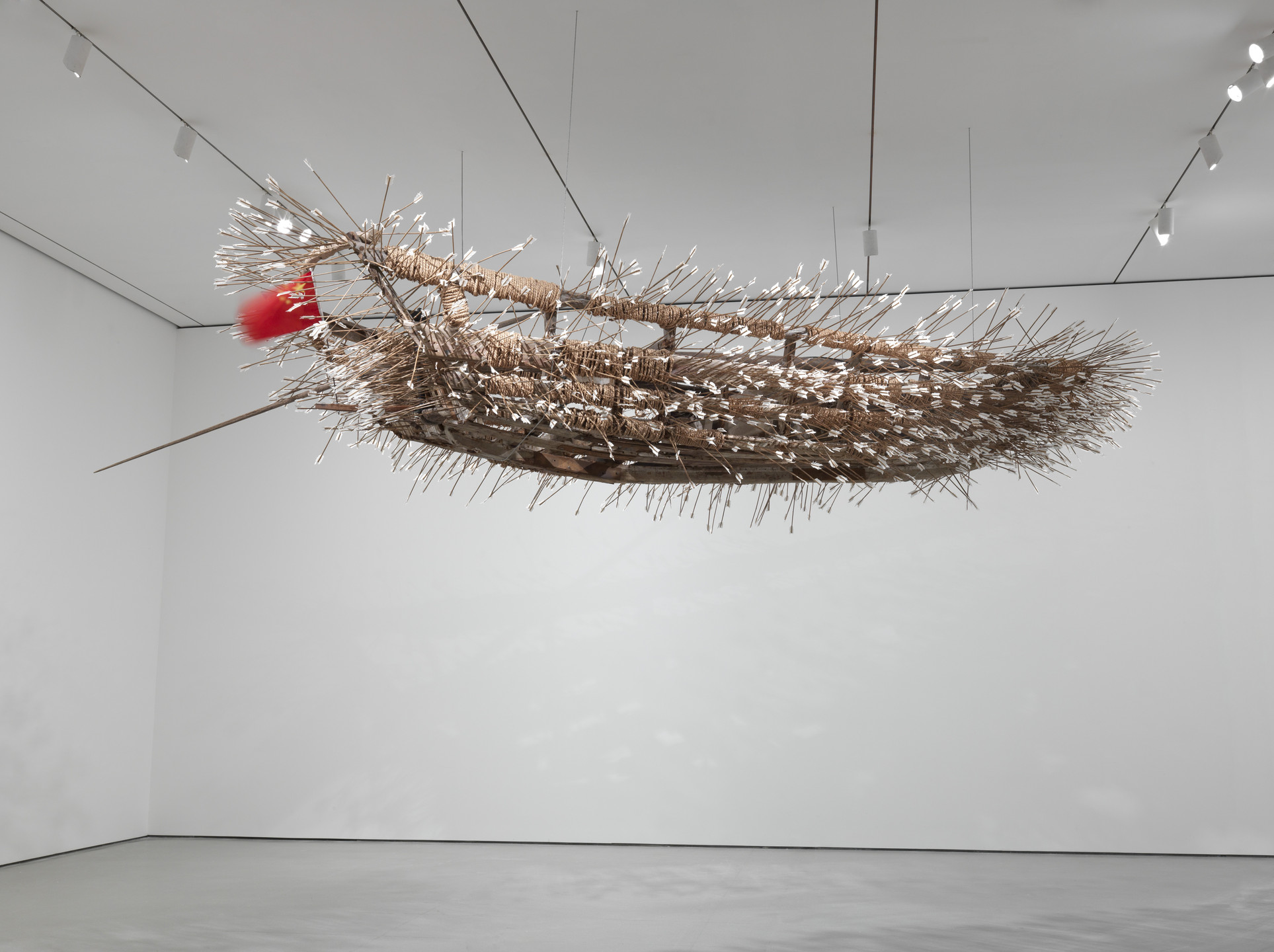 Cai Guo-Qiang. Borrowing Your Enemy's Arrows. 1998