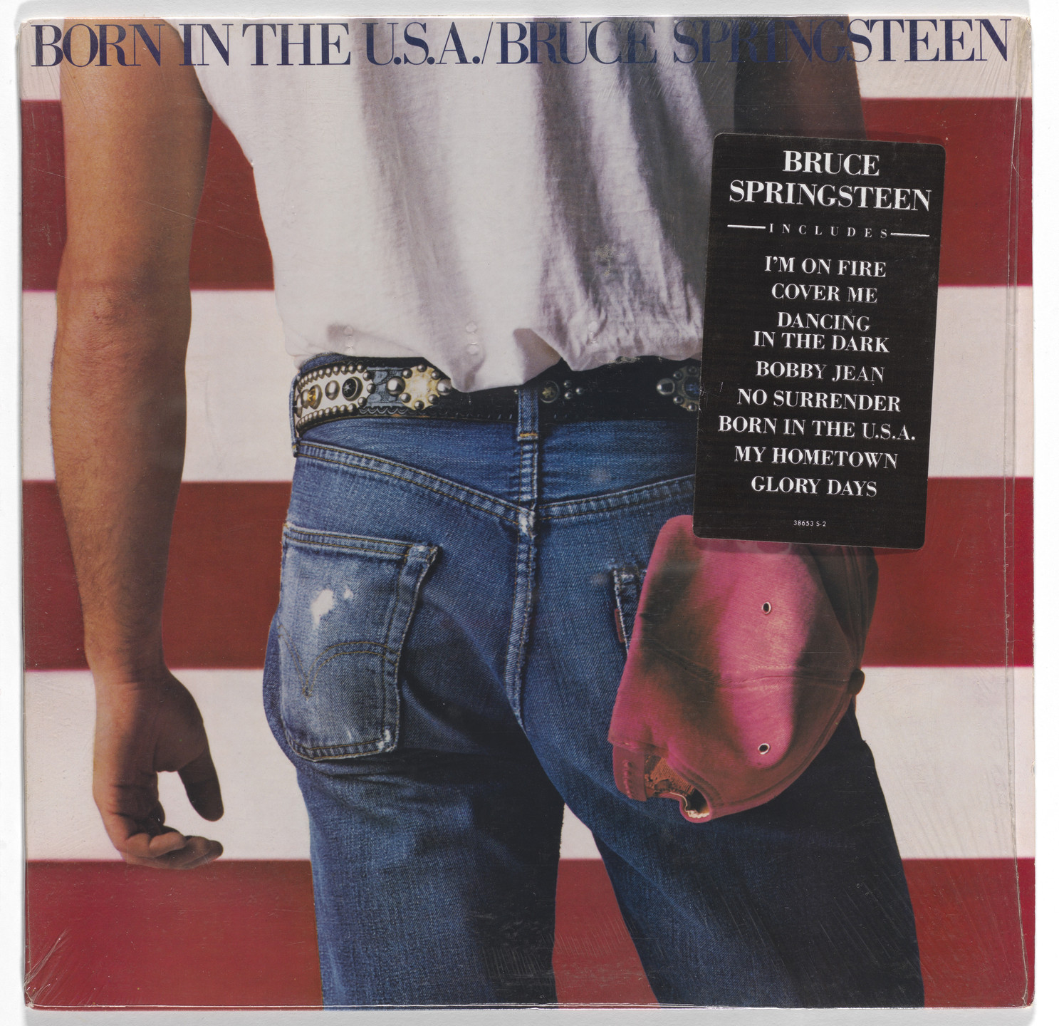 Andrea Klein, Annie Leibovitz. Album cover for Bruce Springsteen, Born in the U.S.A.. 1984