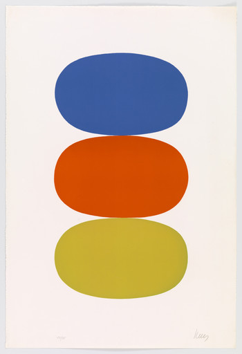 Ellsworth Kelly. Blue and Orange and Green (Bleu et orange et vert) from Suite of Twenty-Seven Color Lithographs. 1964–65