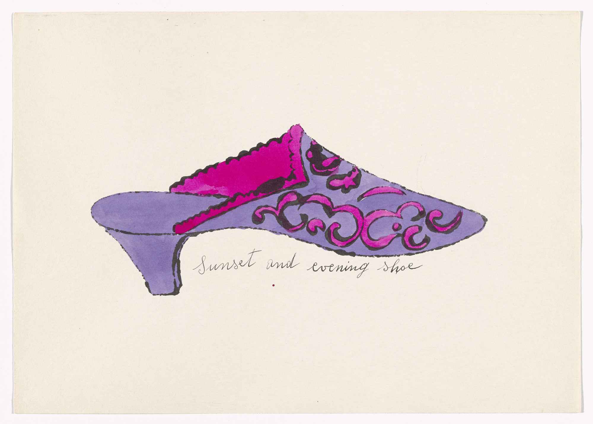 Andy Warhol. Untitled from À la recherche du shoe perdu