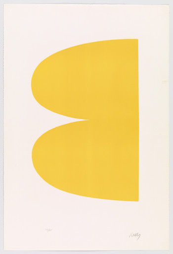 Ellsworth Kelly. Yellow (Jaune) from Suite of Twenty-Seven Color Lithographs. 1964–65