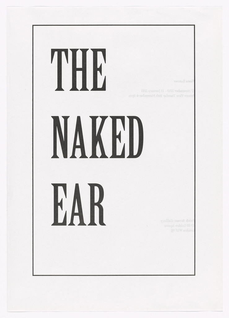 Poster for The Naked Ear