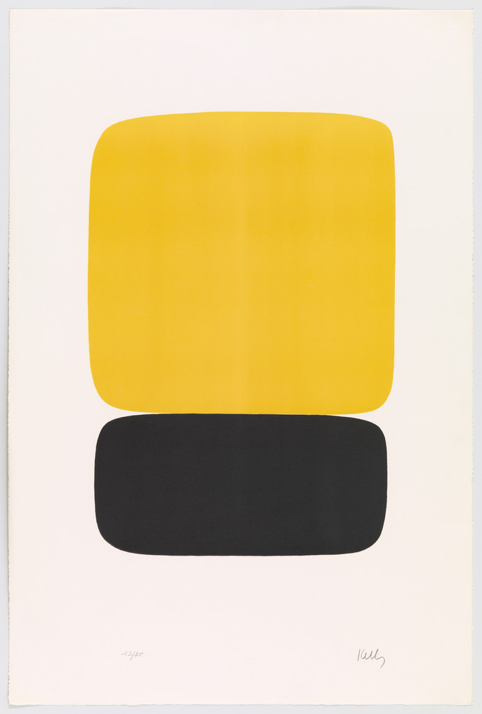Yellow over Black (Jaune sur noir) from Suite of Twenty-Seven Color Lithographs