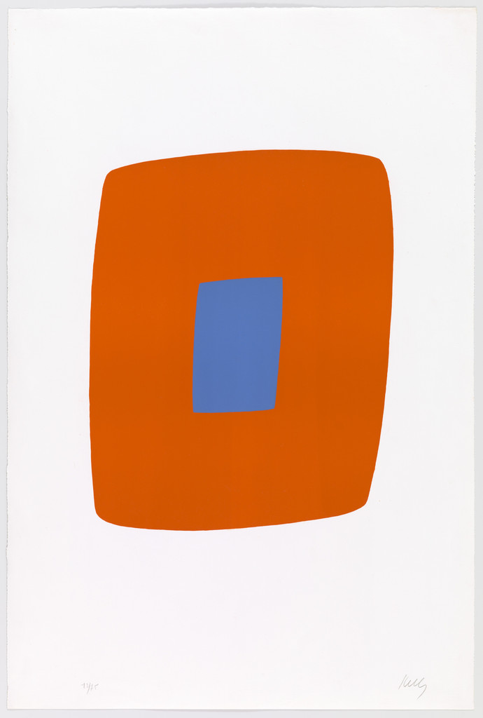 Orange with Blue (Orange avec bleu) from Suite of Twenty-Seven Color Lithographs