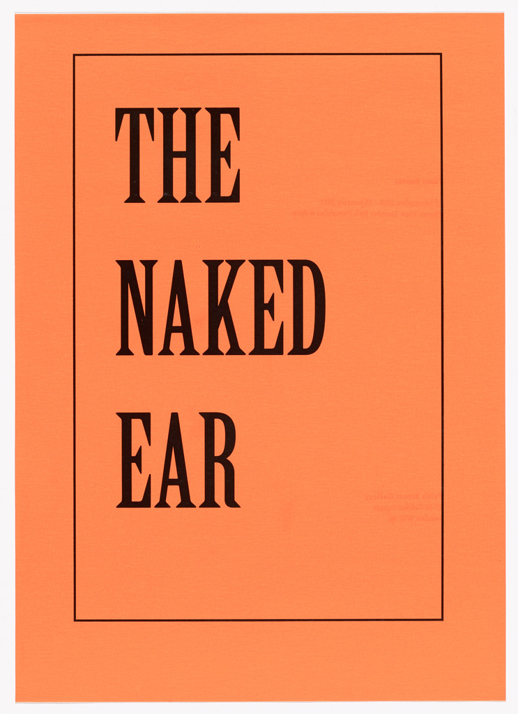 Poster for The Naked Ear