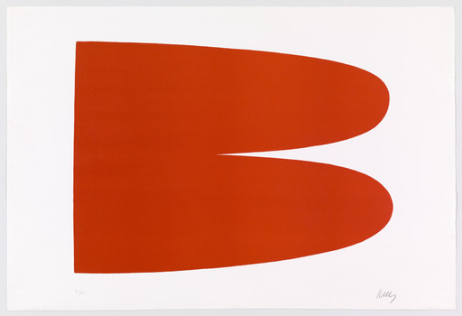 Ellsworth Kelly. Red-Orange (Rouge-Orange) from Suite of Twenty-Seven Color Lithographs. 1964–65