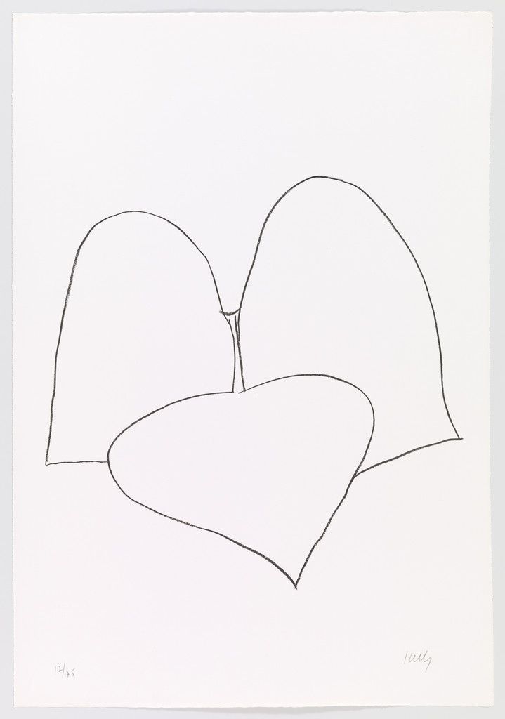 String Bean Leaves II (Haricot Vert II) from Suite of Plant Lithographs