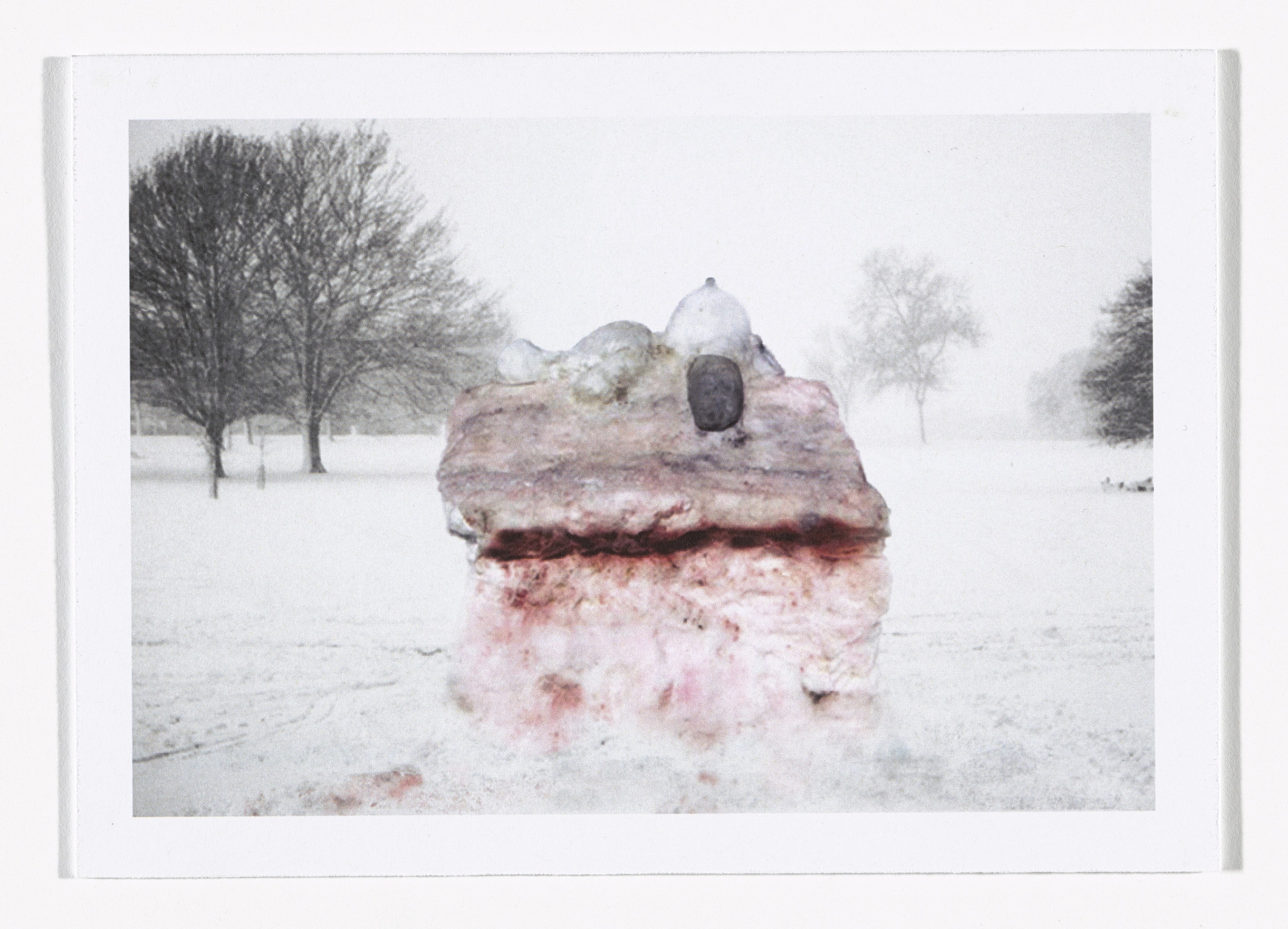 Fiona Banner. Snow Snoopy Christmas Card. 2012