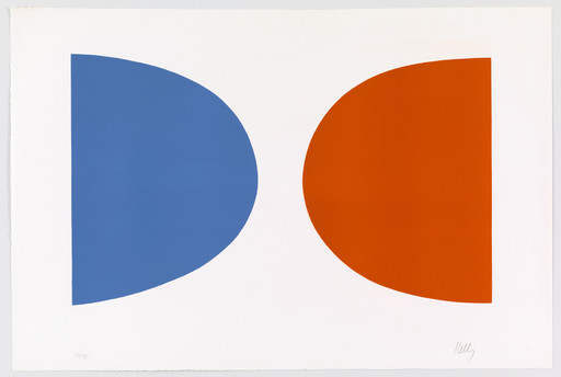 Ellsworth Kelly. Blue and Orange (Bleu et orange) from Suite of Twenty-Seven Color Lithographs. 1964–65