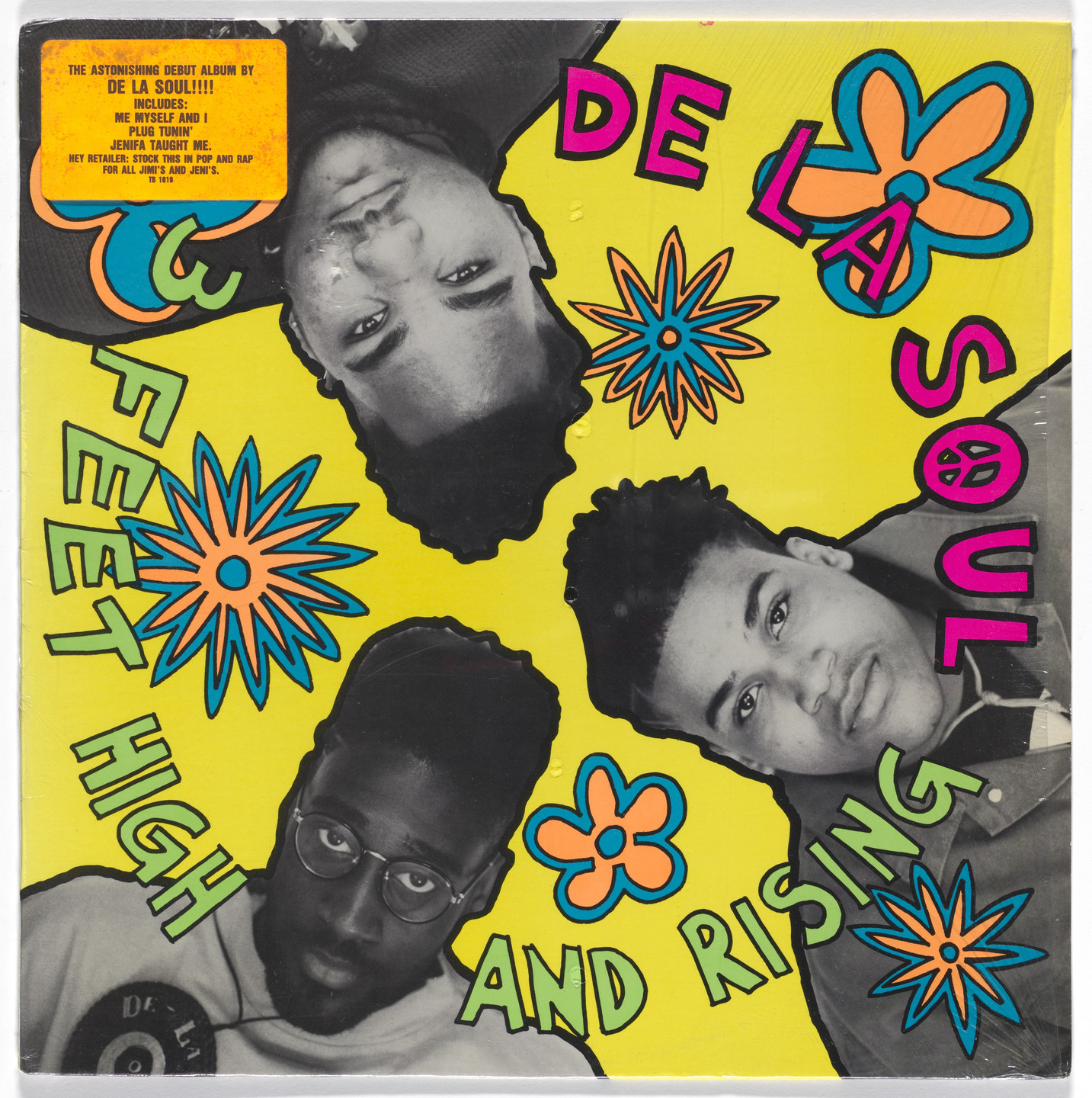 Grey Organisation. Album cover for De La Soul, 3 Feet High and Rising. 1989