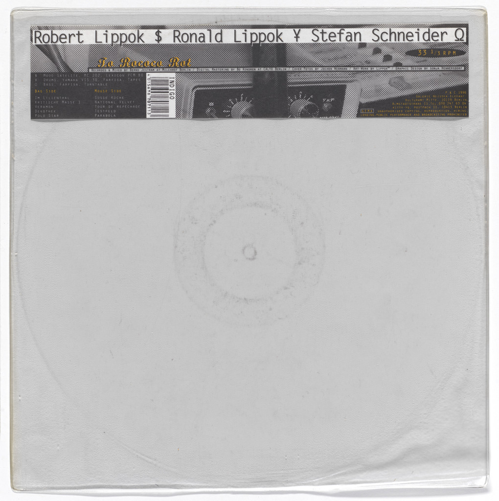 Cover for To Rococo Rot self-titled album by Sonja Hennersdorf, Jochen Wermann