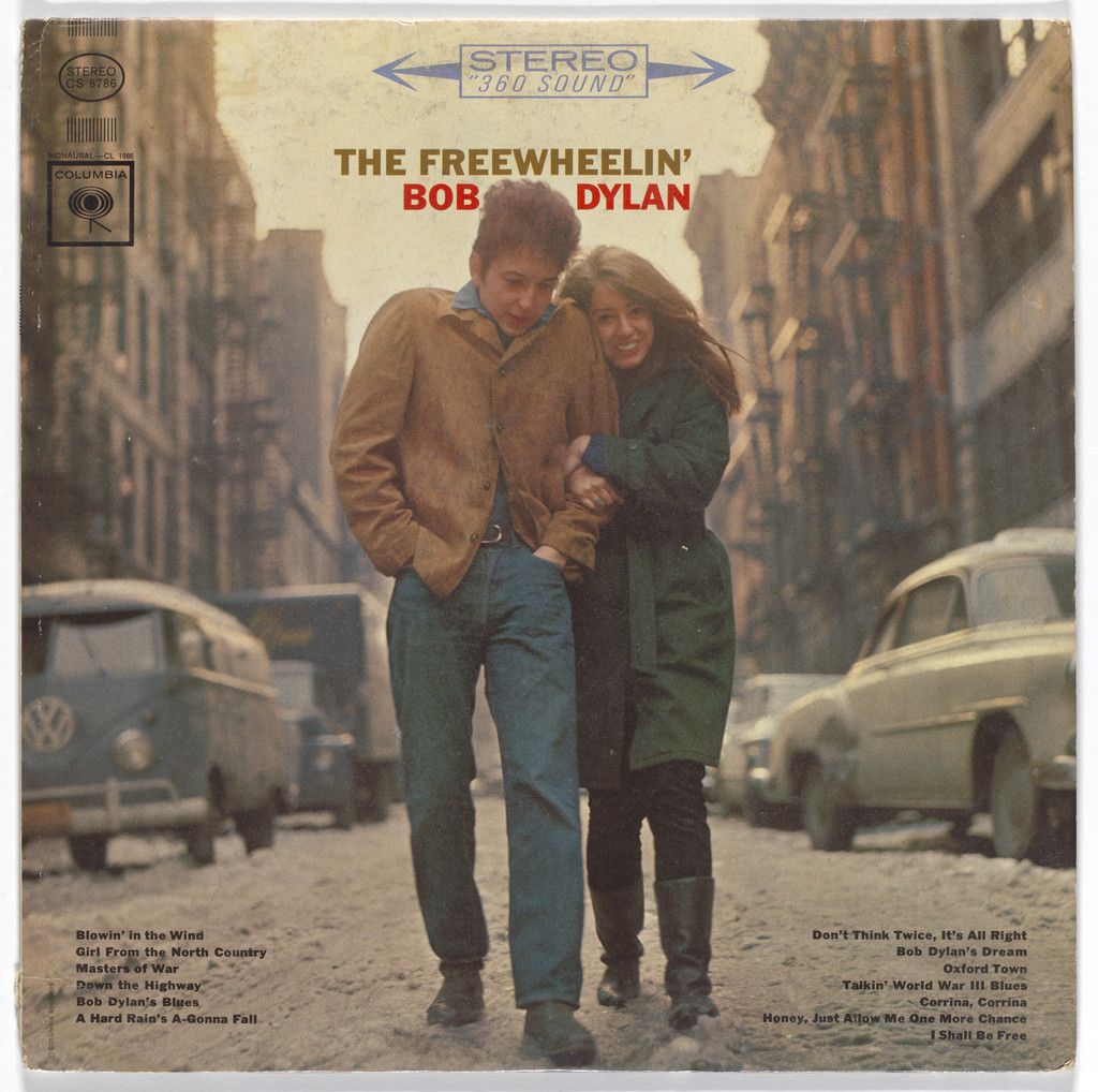 Album cover for Bob Dylan, The Freewheelin' Bob Dylan
