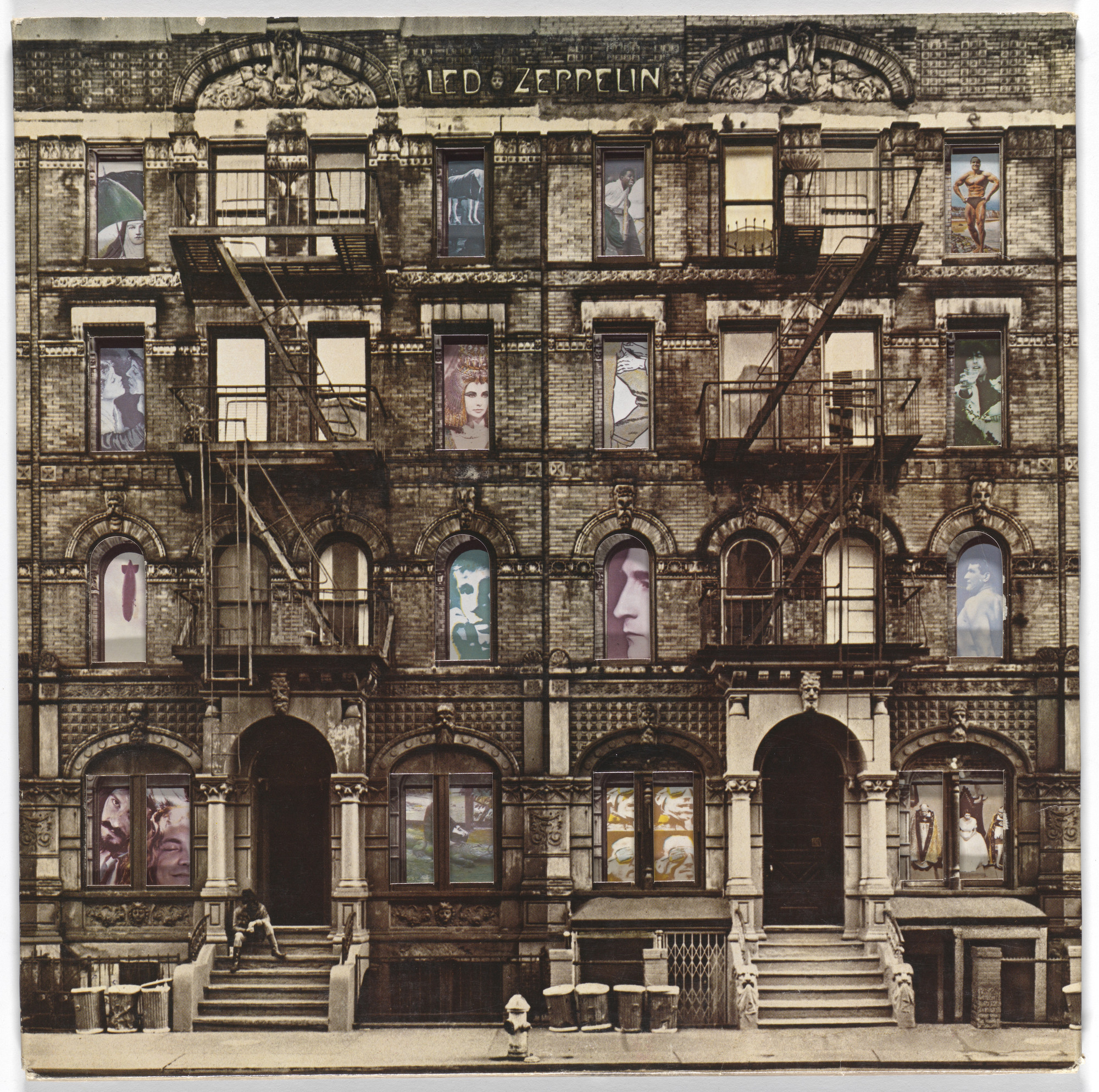 Resultado de imagen de physical graffiti led zeppelin album covers
