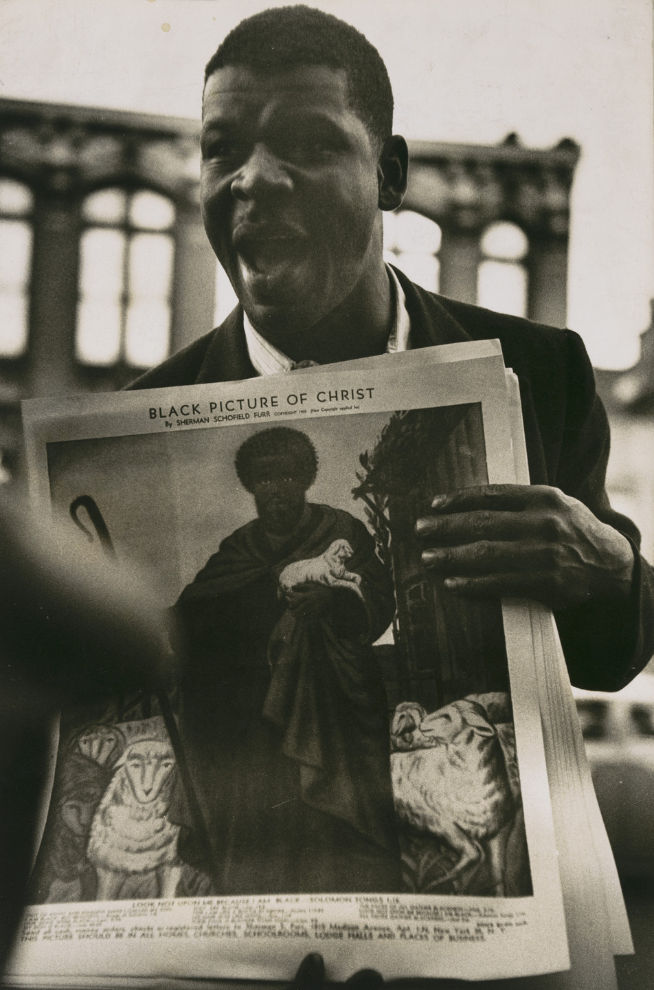 Gordon Parks. Soapbox Orator, Harlem, New York. 1952