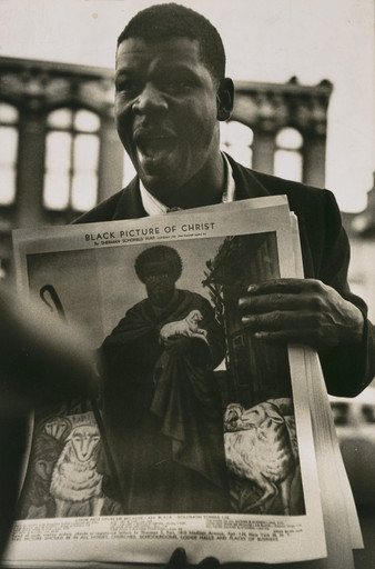 Gordon Parks. Soapbox Orator, Harlem, New York. 1952