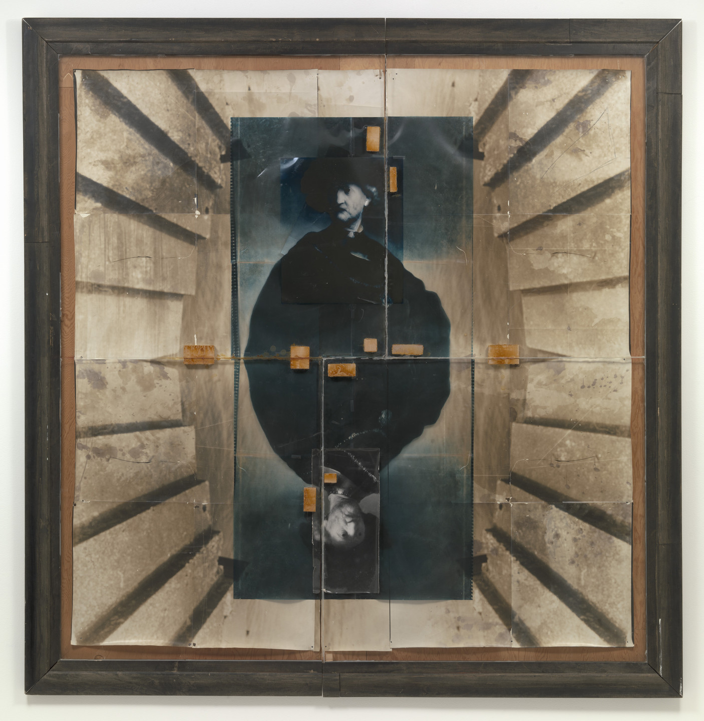 Mike and Doug Starn. Double Rembrandt with Steps. 1987-88