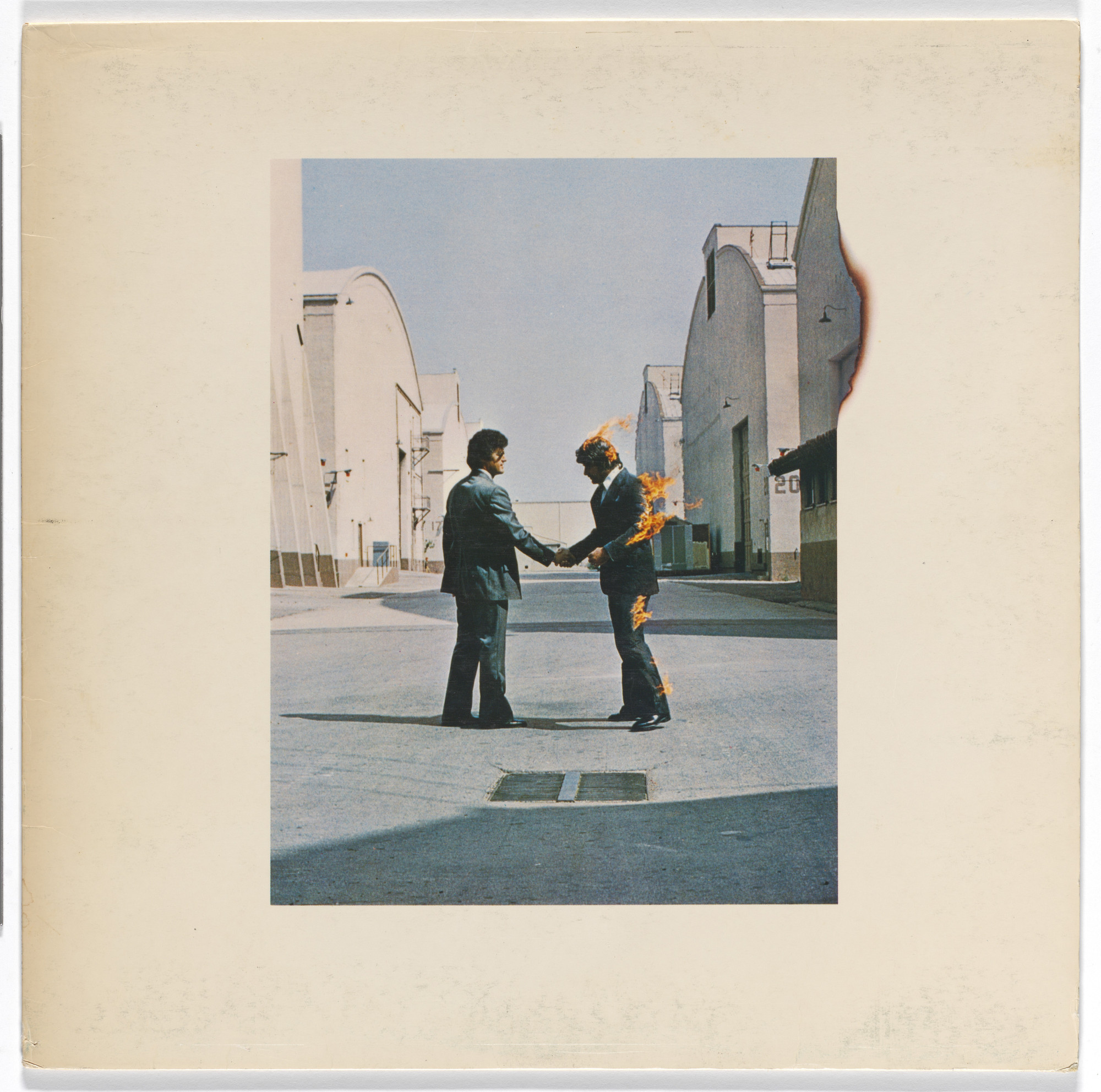 Hipgnosis. Album cover for Pink Floyd, Wish You Were Here. 1975 | MoMA