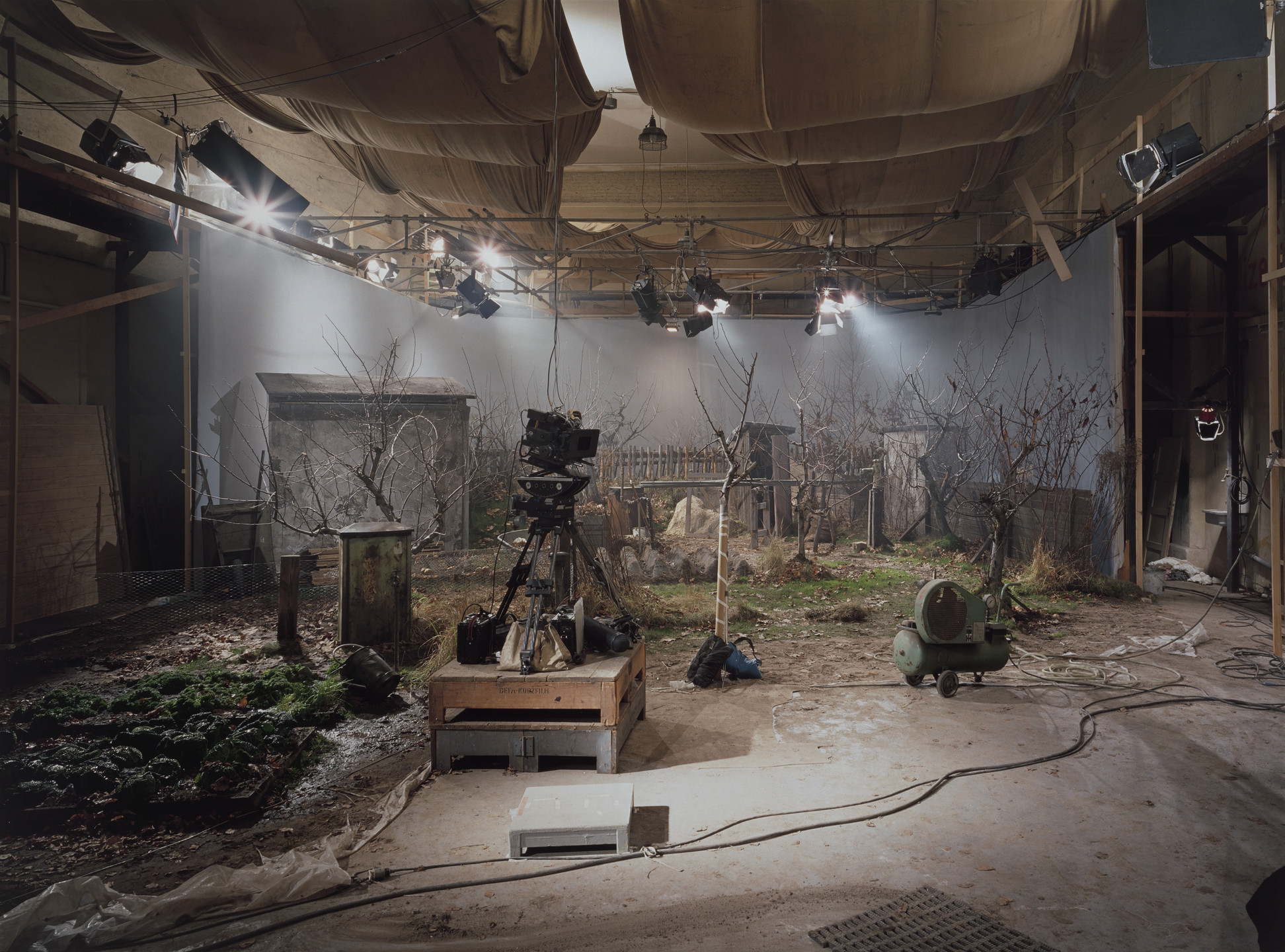 Stan Douglas. Historic set for &#34;Der Sandman&#34; at DOKFILM Studios, Potsdam, Babelsberg, December 1994. 1994
