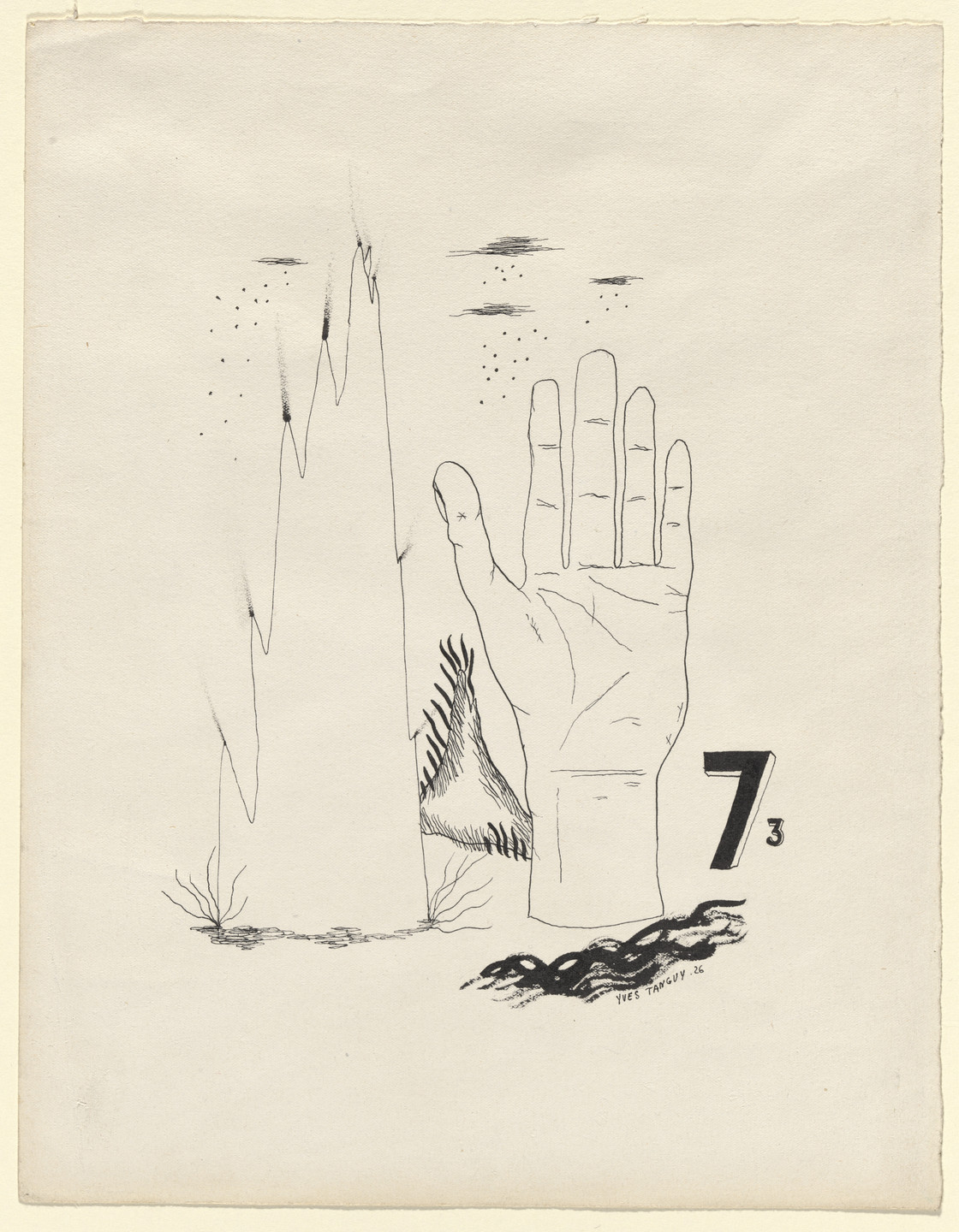 Yves Tanguy. Untitled. 1926