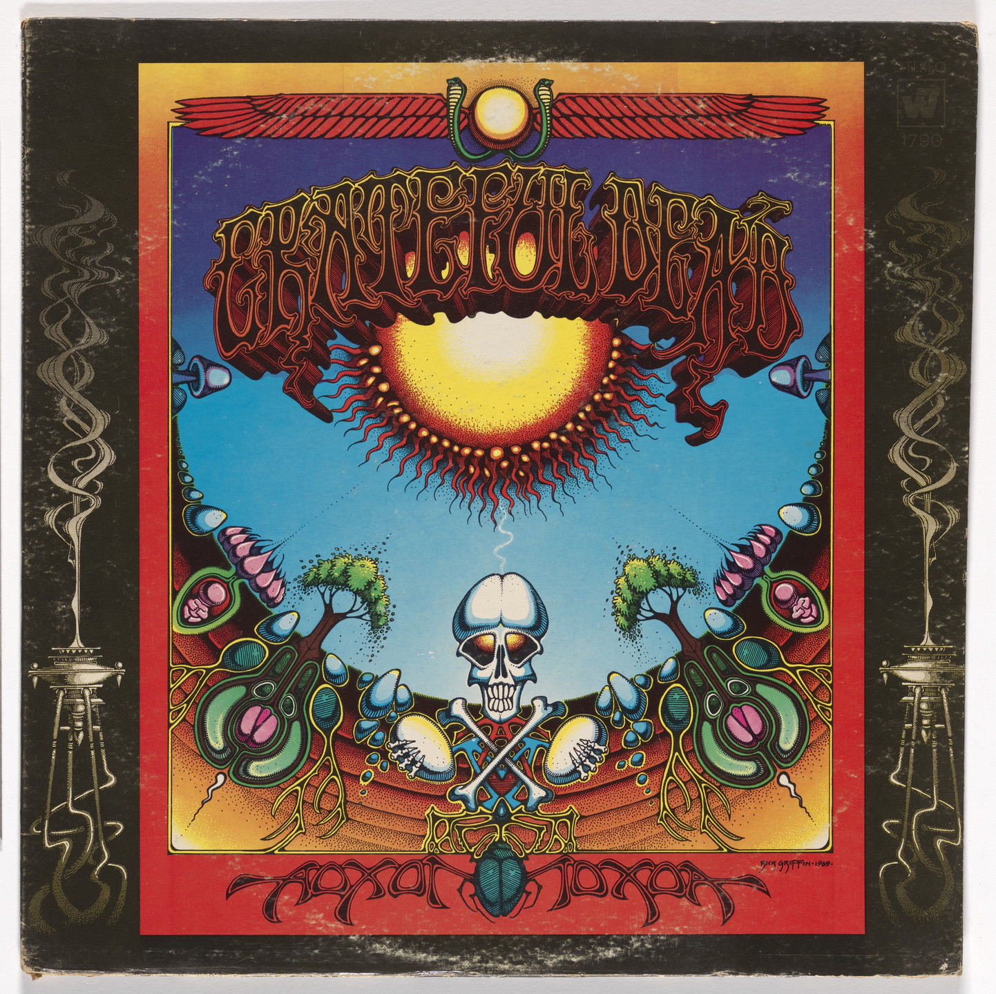 Rick Griffin. Album cover for the Grateful Dead, Aoxomoxoa