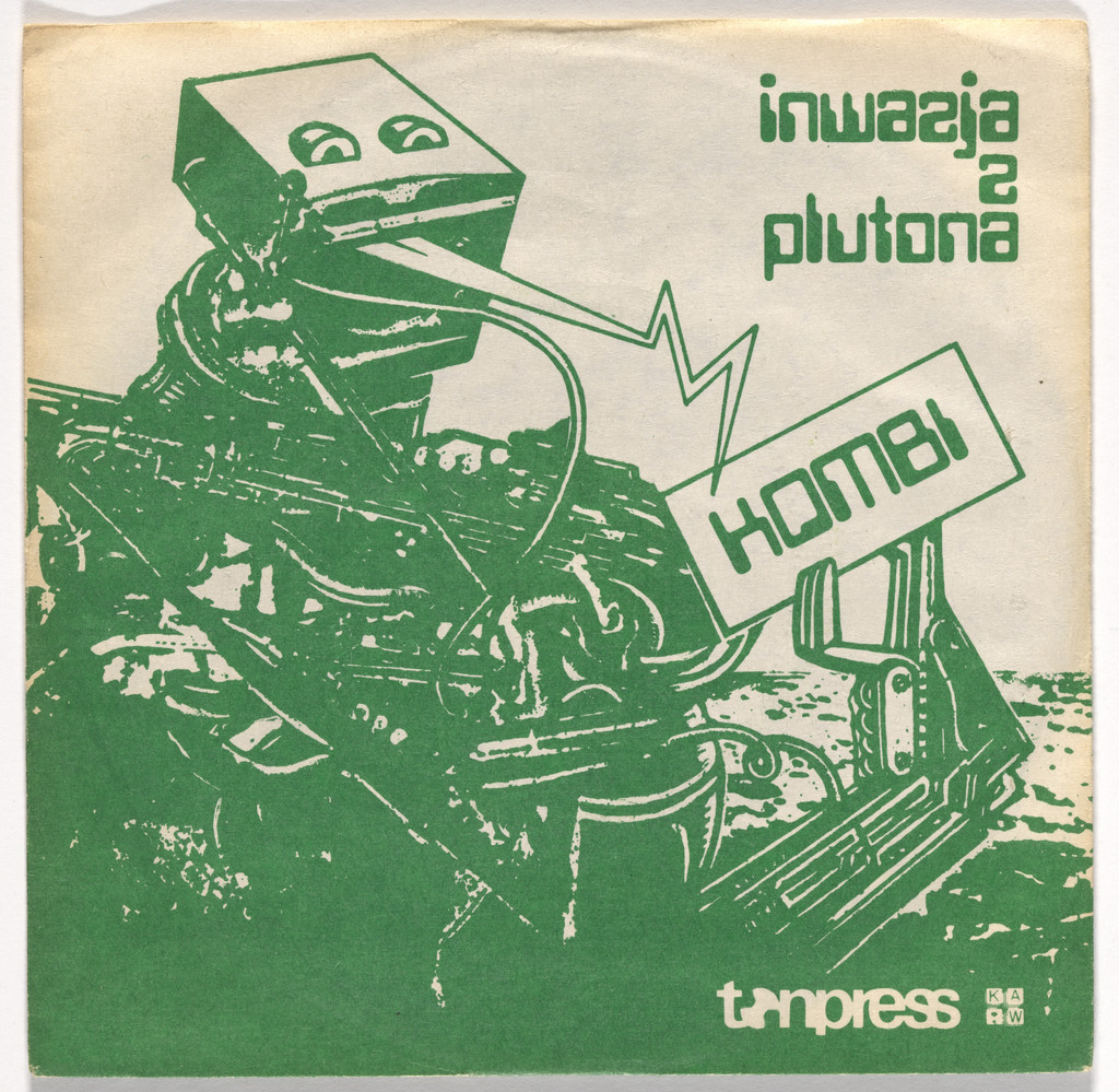 Sleeve for Kombi 7" single "Inwazja Z Plutona"