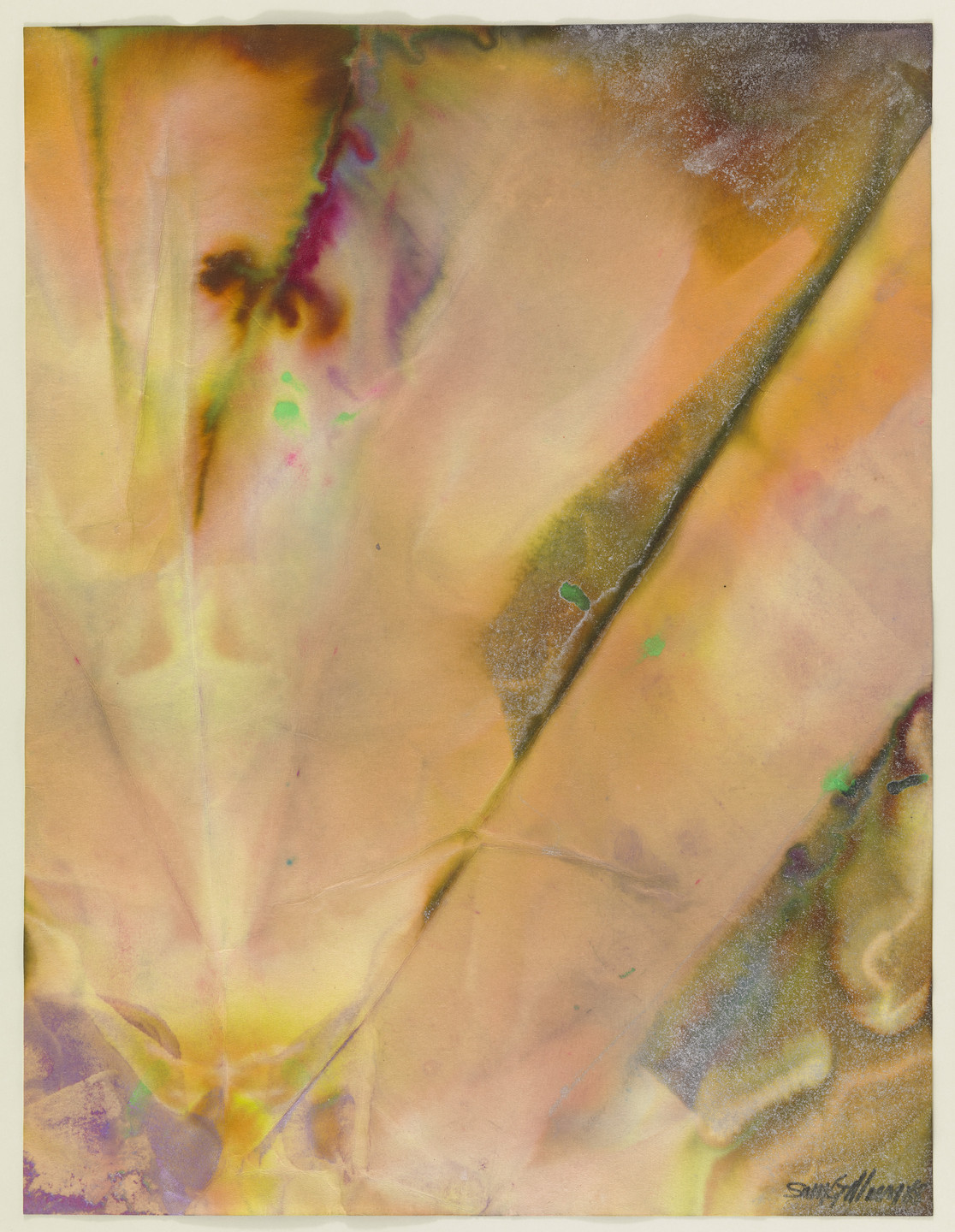 Sam Gilliam. Watercolor, 4. 1969