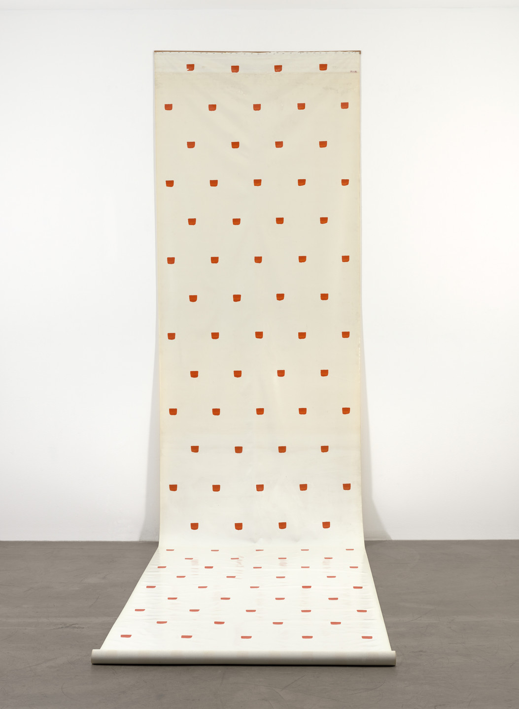 Niele Toroni. Imprints of a No. 50 Paintbrush Repeated at Regular Intervals of 30 cm. 1969