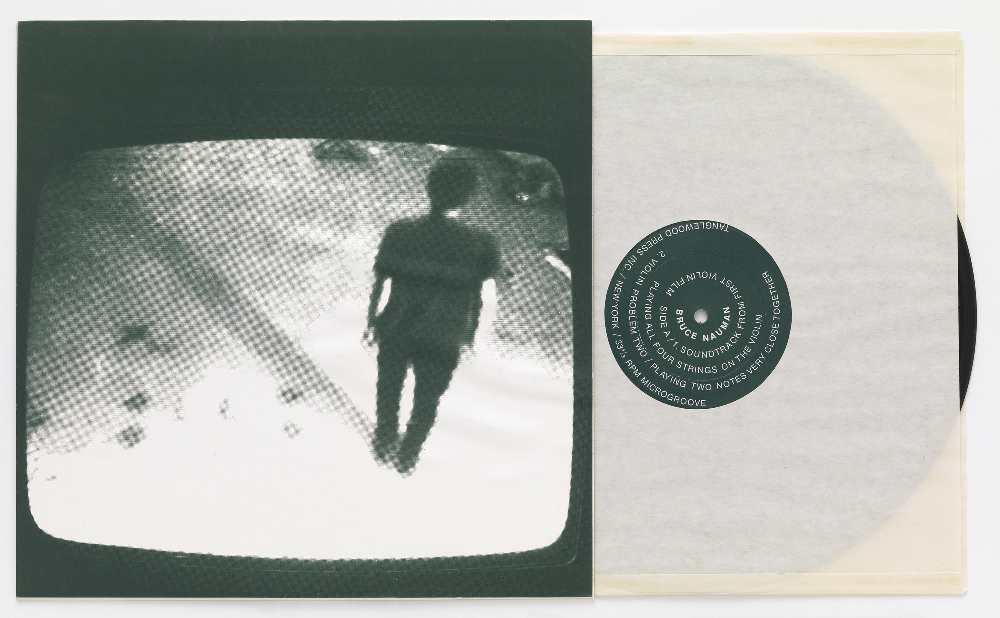Bruce Nauman. Record from 7 Objects/69. 1969