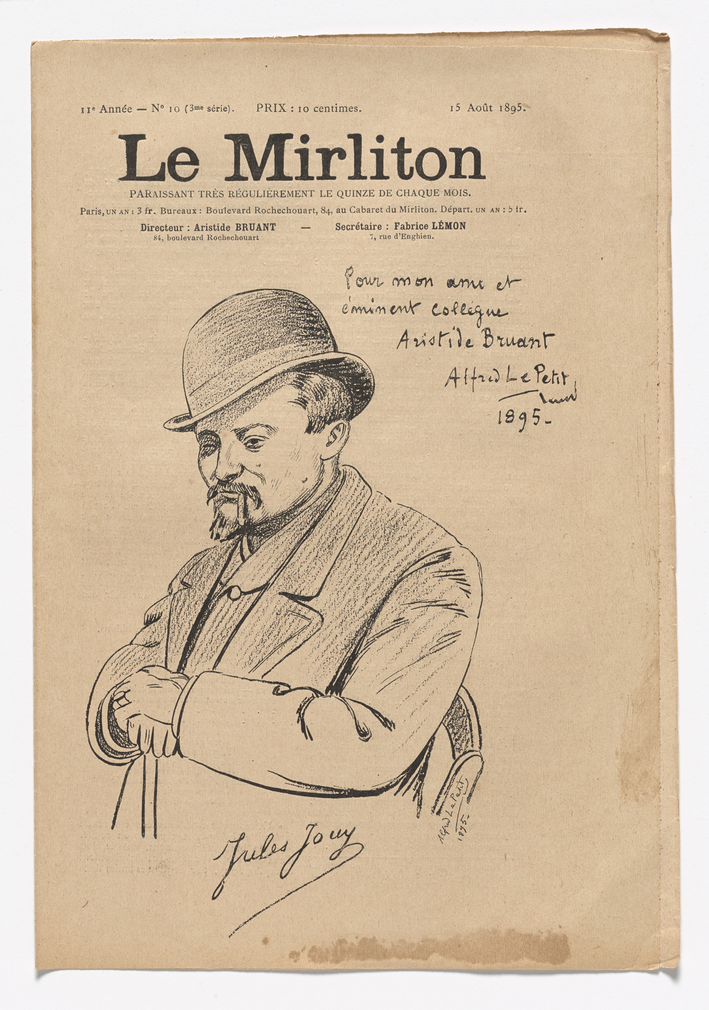 Alfred Le Petit. Le Mirliton, no. 10