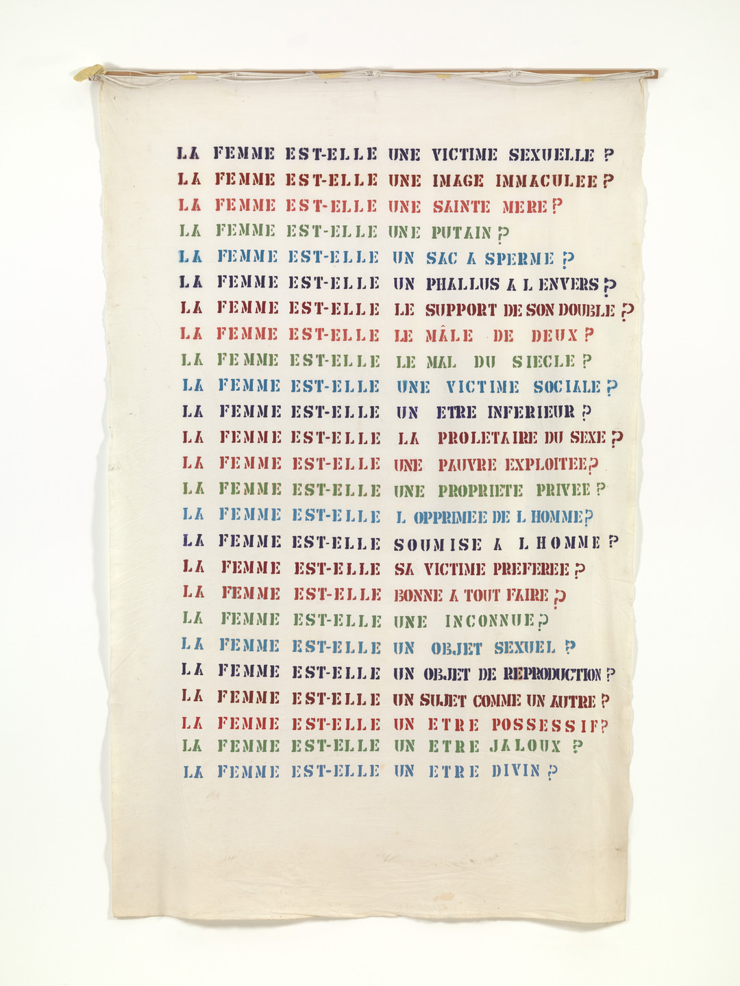 Lea Lublin. Interrogations sur la Femme (Interrogations about Woman). 1978