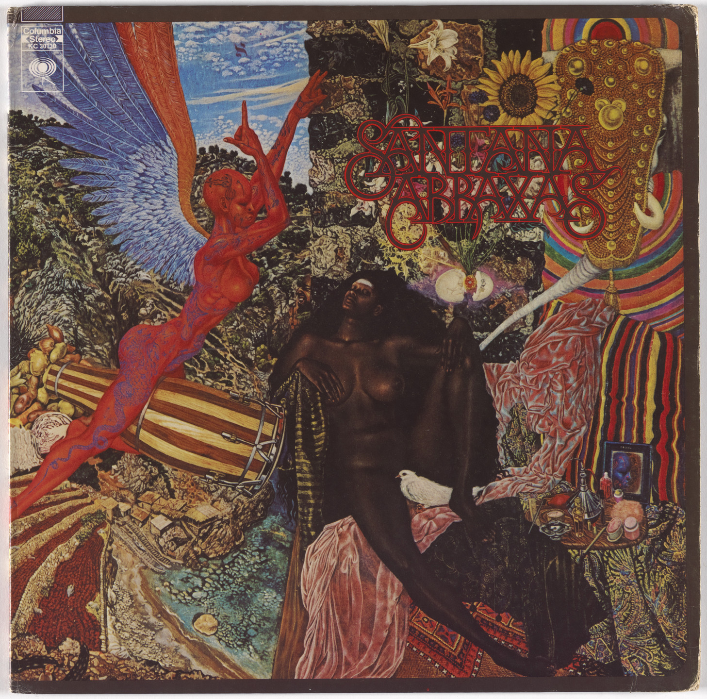 Abdul Mati Klarwein. Album cover for Santana, Abraxas. 1970