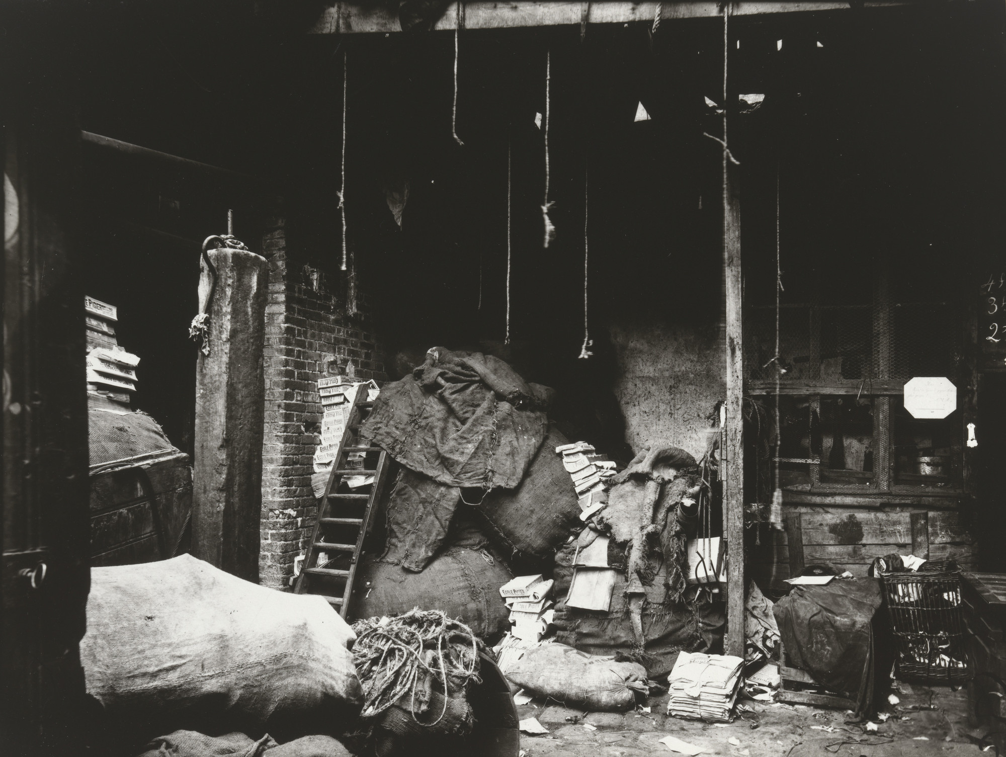 Eugène Atget. Junk Dealer's Shop. (rag picker's series)