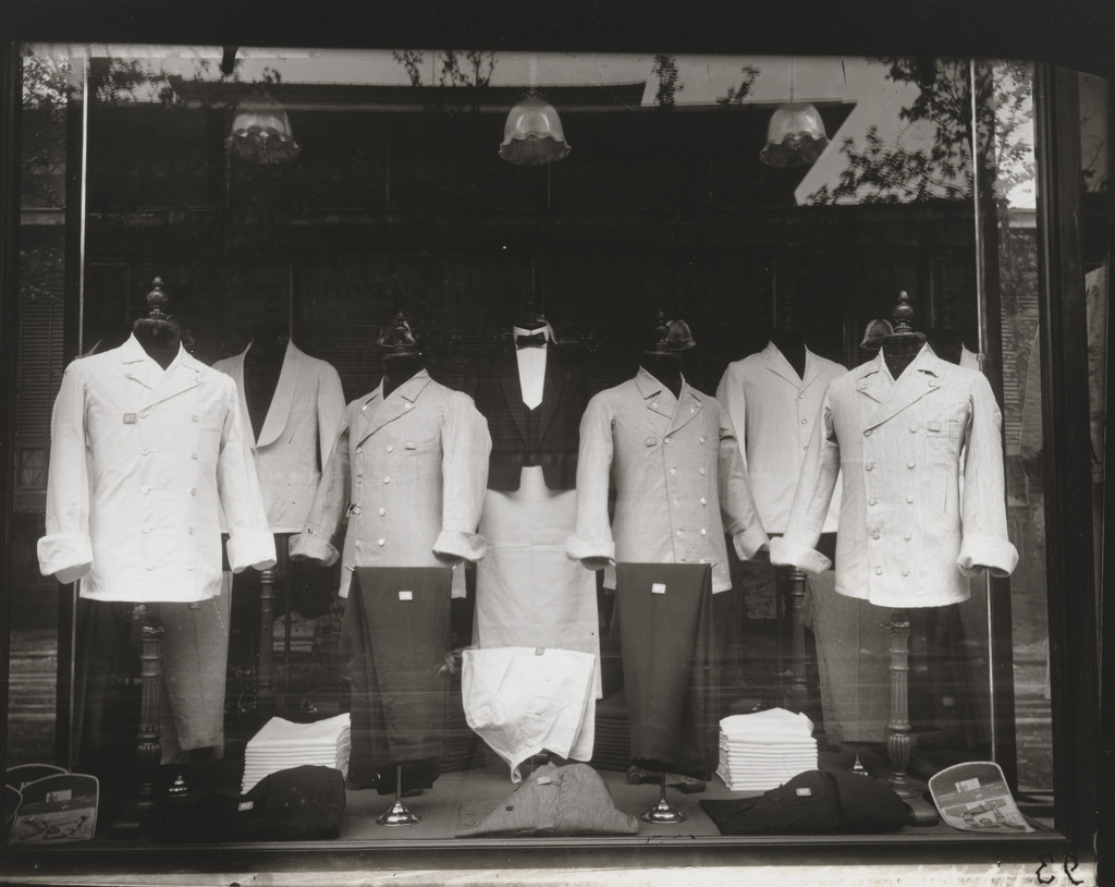 Window of Tailor Shop, Eugène Atget, 1871-1927