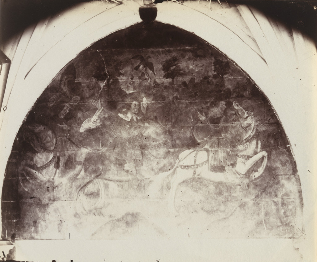 Saint-Riquier (fresques), Eugène Atget, Before 1900, Albumen silver print