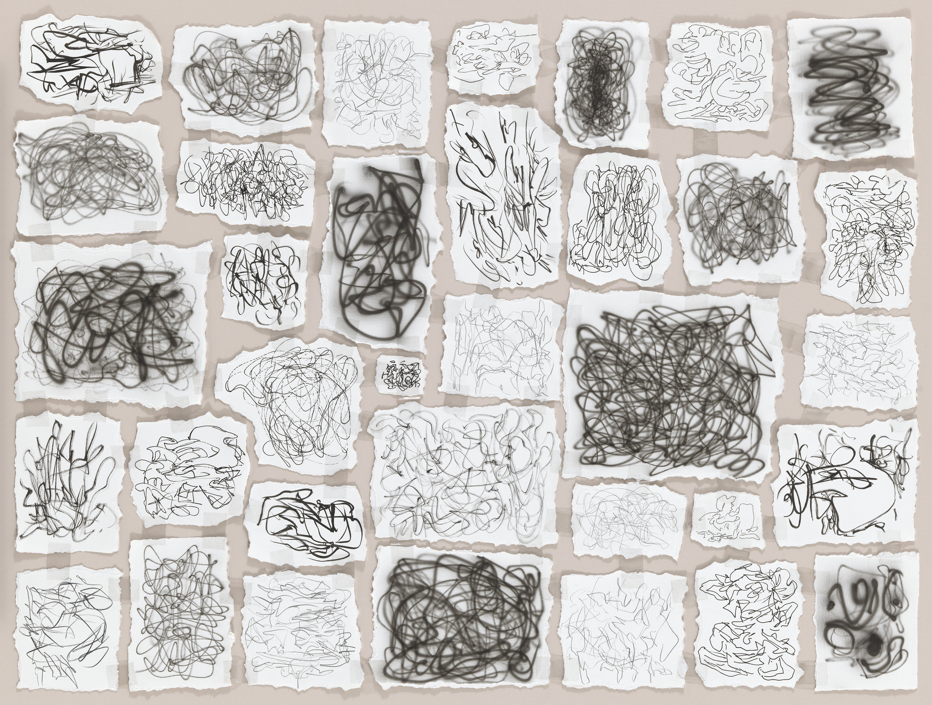 Jim Shaw. Dream Object (I Dreamt I was putting together this piece of abstract drawings). 2002
