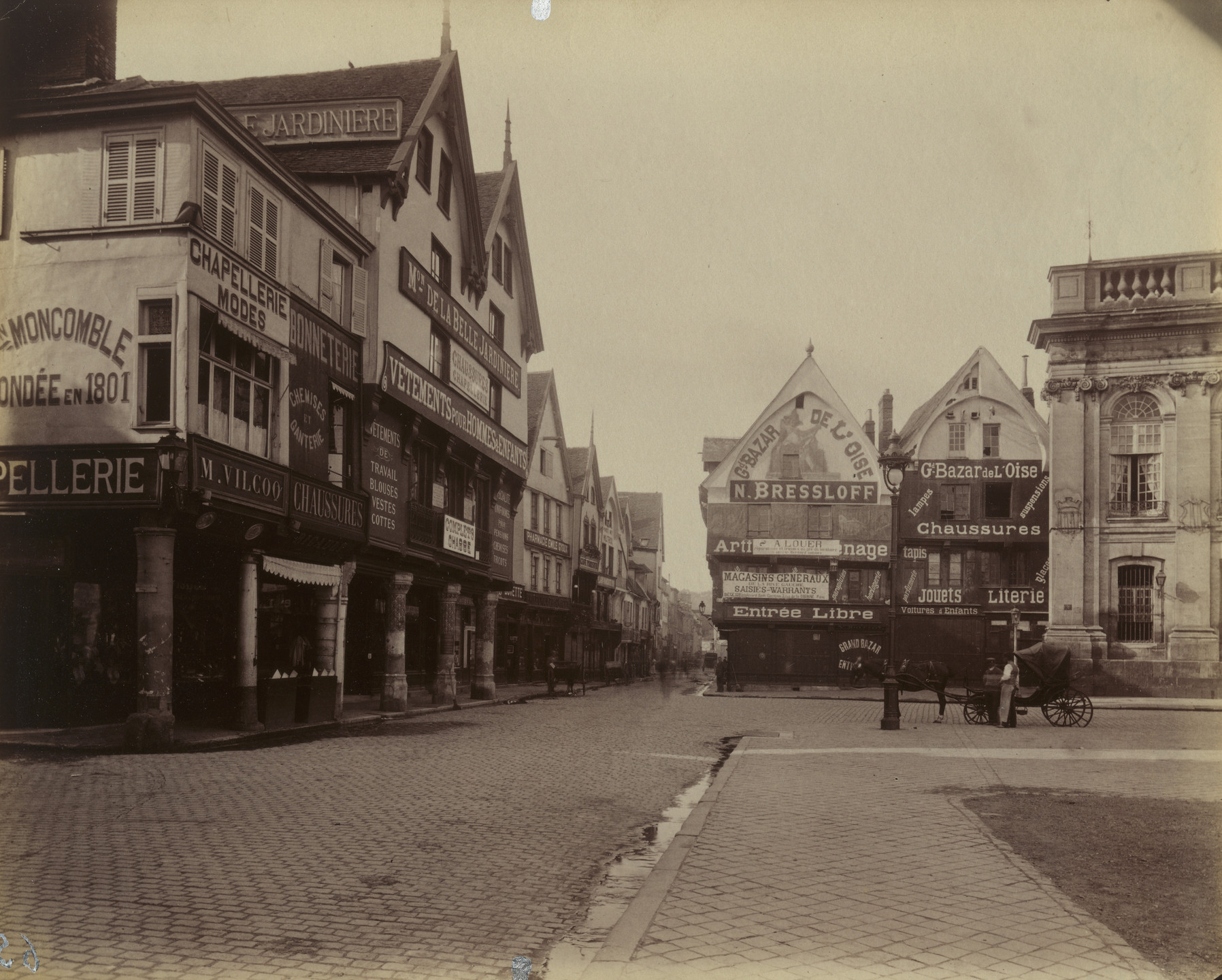 Eugene Atget Beauvais Coin Place De L Hotel De Ville 1904 Moma